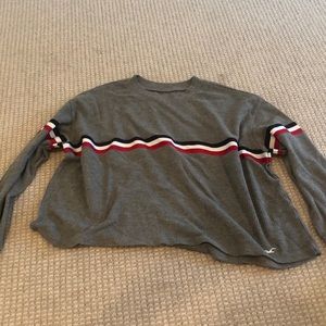 Gray long sleeved shirt